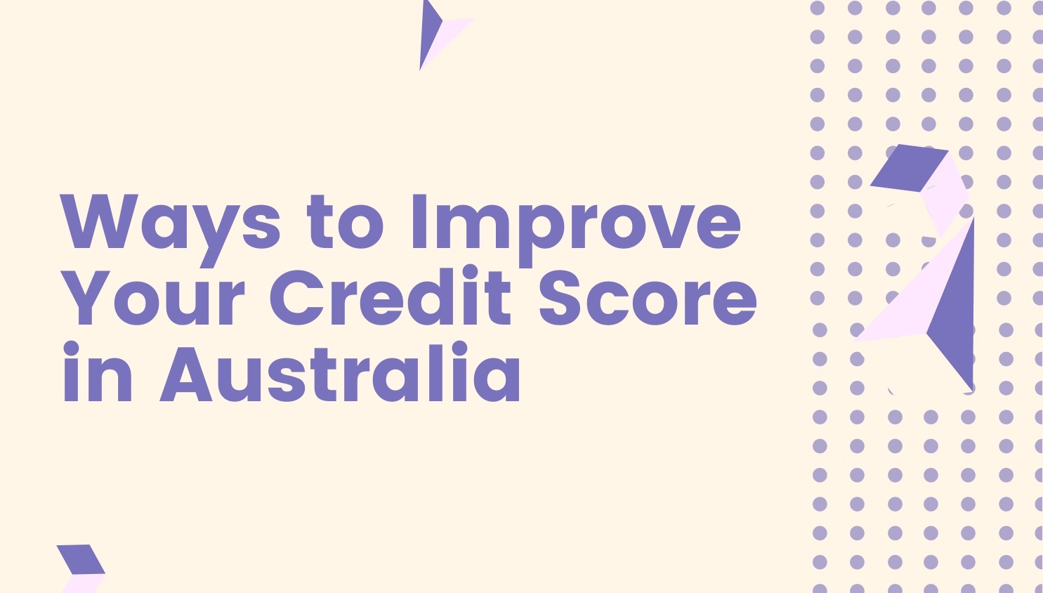 Improve Your Credit Score in Australia